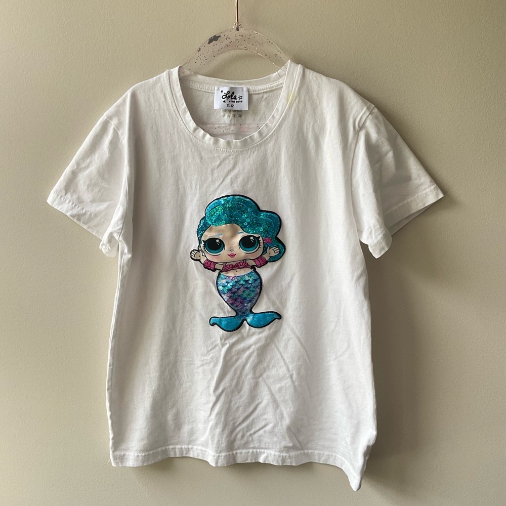 Lola & The Boys Mermaid Eyes Tee